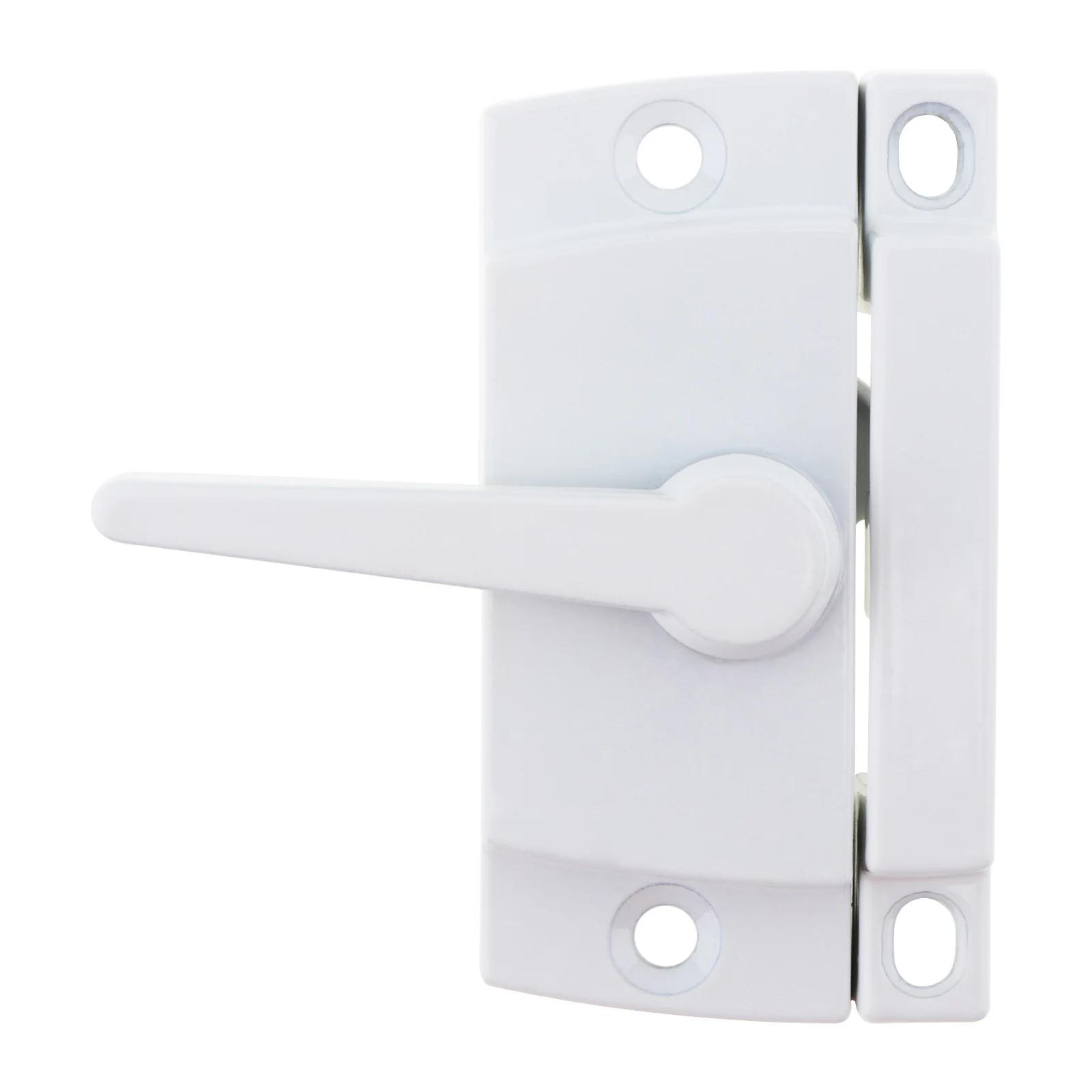 White Zinc Alloy Durable Cam Sash Lock  Horizontal / Vertical Sliding Windows